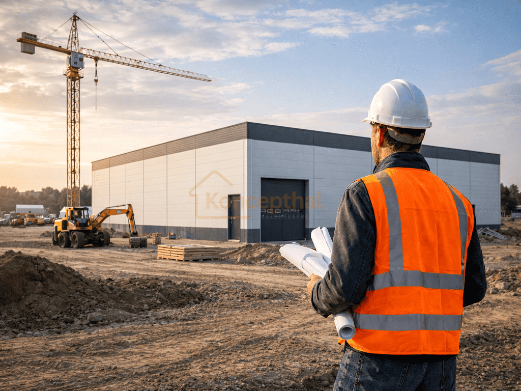 Entreprenør til erhvervsbyggeri