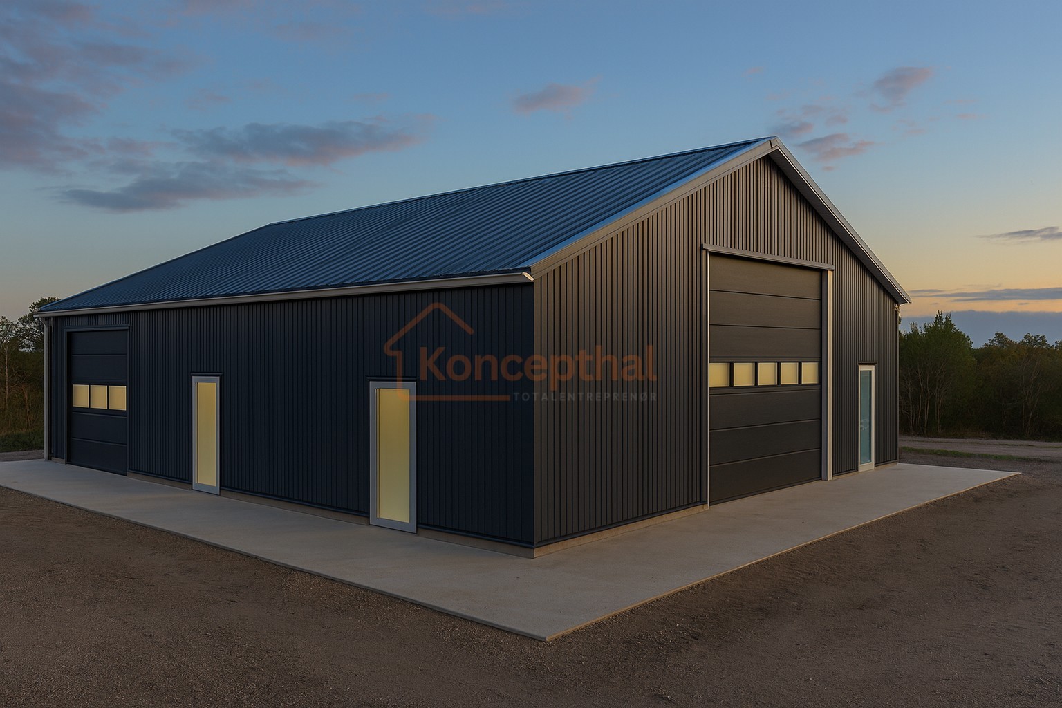 Værksted med kontor